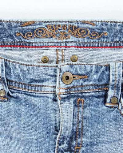 Vintage Y2k 00s Esprit Denim Mini Skirt - S