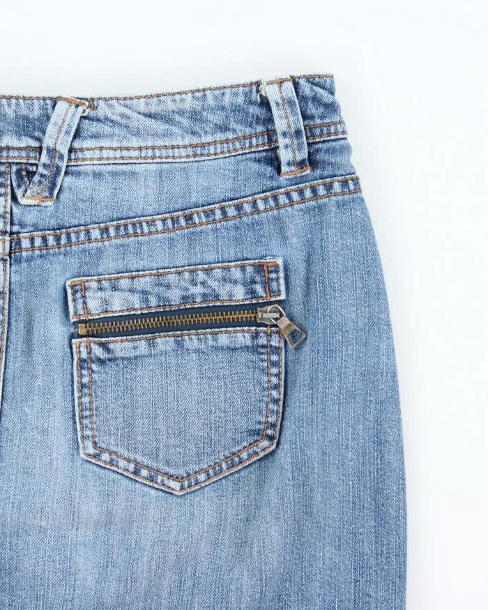 Vintage Y2k 00s Esprit Denim Mini Skirt - S