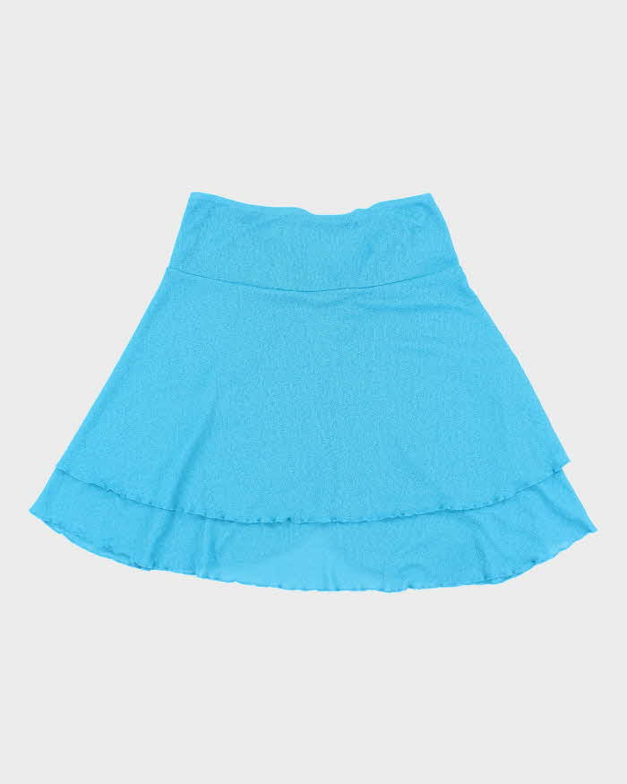 Vintage Y2k 00s Cover Me Blue Beach Cover Up Skirt - M