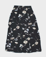 Vintage 90s M Collection Floral Skirt - XS