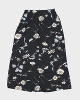 Vintage 90s M Collection Floral Skirt - XS