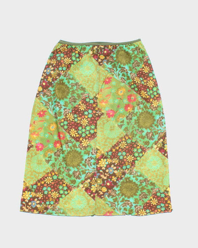 Vintage 90s The Original Floral Skirt - XS