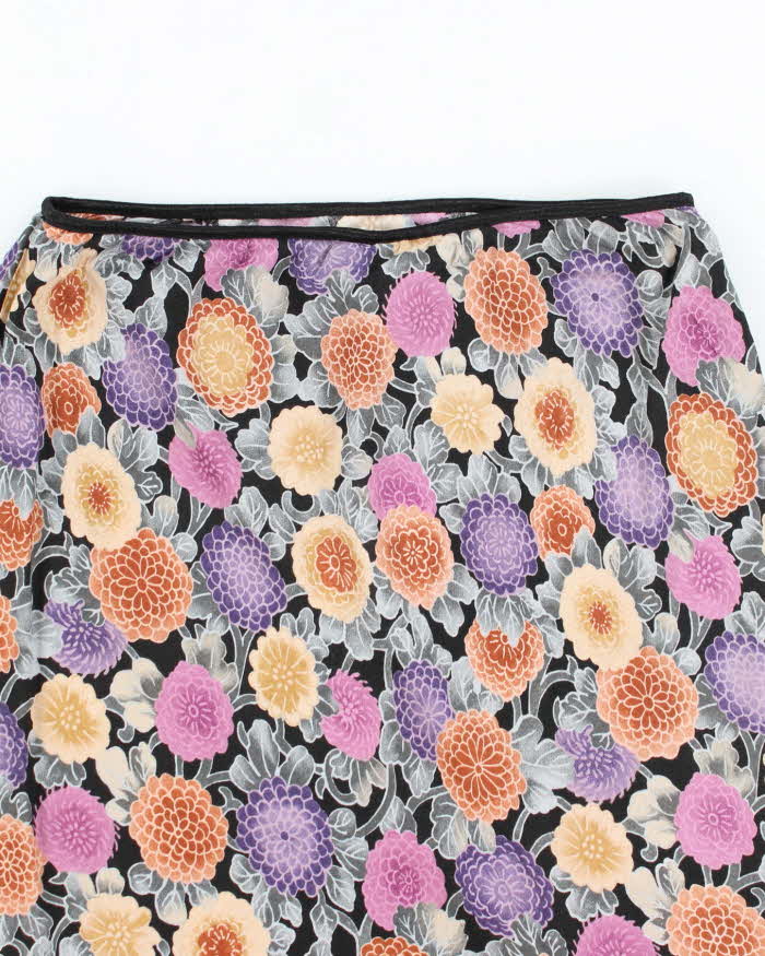 Vintage 90s Lauren M Floral Skirt - S