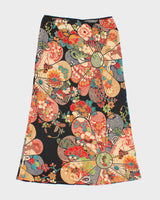 Vintage 90s Melissa Floral Pattern Skirt - S
