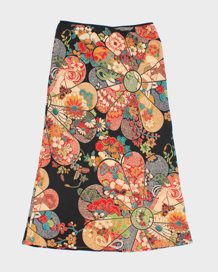 Vintage 90s Melissa Floral Pattern Skirt - S