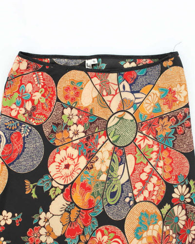 Vintage 90s Melissa Floral Pattern Skirt - S