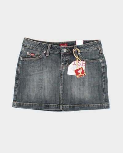 Deadstock Vintage Y2k 00s Dish Denim Skirt - S