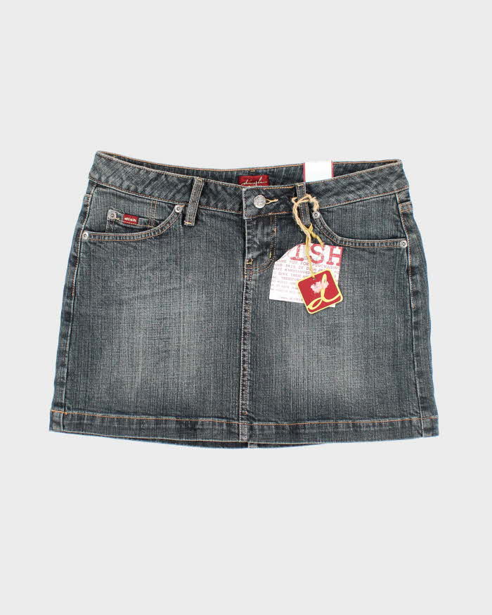 Deadstock Vintage Y2k 00s Dish Denim Skirt - S