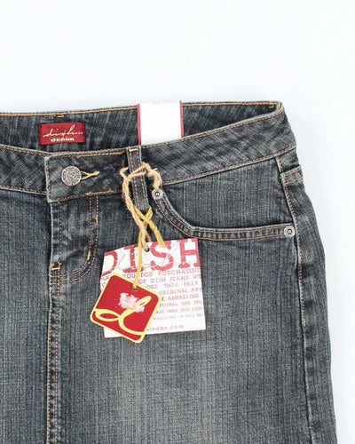 Deadstock Vintage Y2k 00s Dish Denim Skirt - S