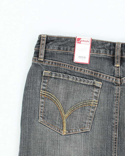 Deadstock Vintage Y2k 00s Dish Denim Skirt - S