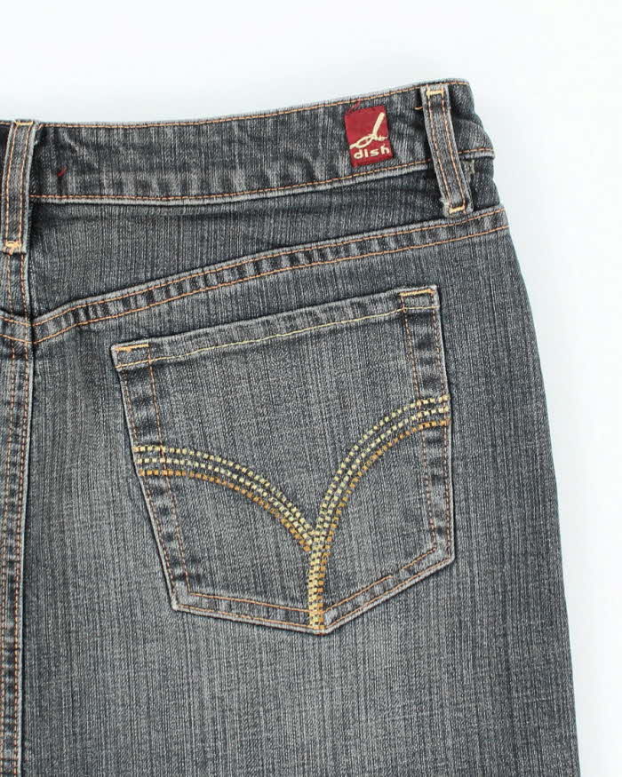 Deadstock Vintage Y2k 00s Dish Denim Skirt - S