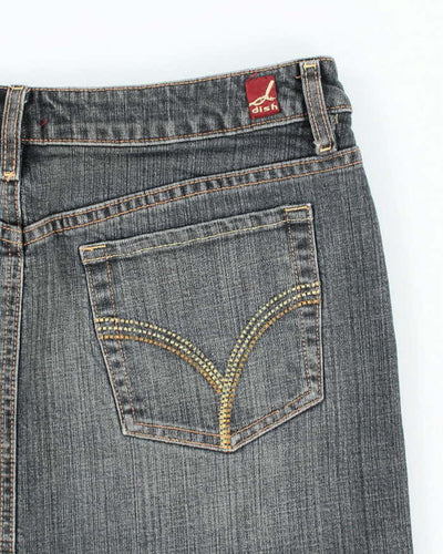 Deadstock Vintage Y2k 00s Dish Denim Skirt - S
