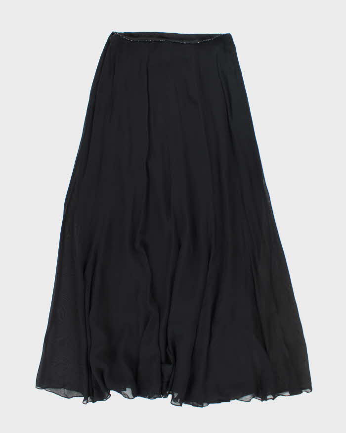 Vintage 90s Ralph Lauren Beaded Maxi Skirt - S