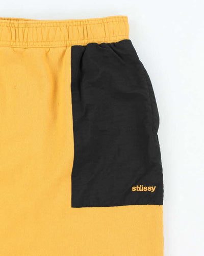 Vintage Stussy Yellow Jersey Skirt - S
