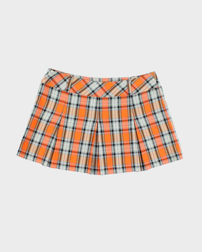 Vintage Y2k 00s And Checked Mini Skirt - S