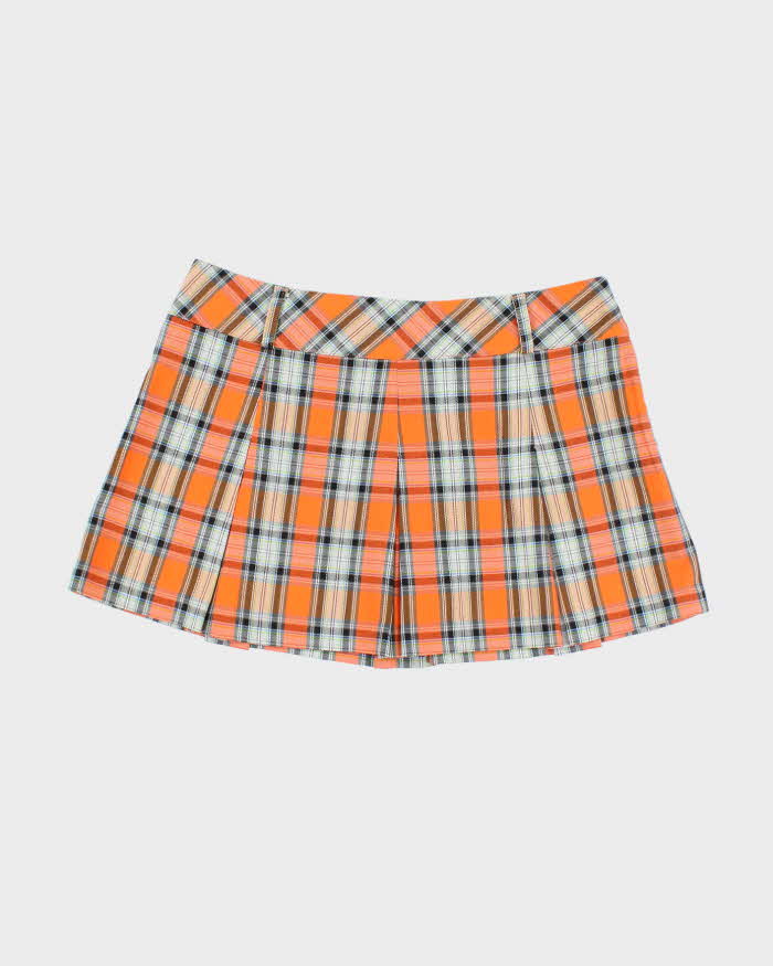Vintage Y2k 00s And Checked Mini Skirt - S