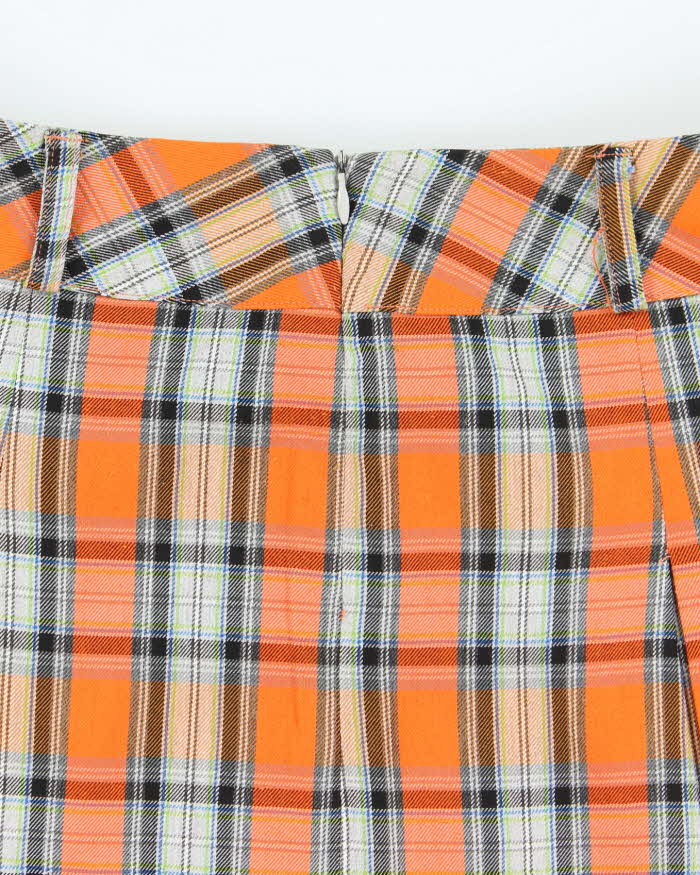 Vintage Y2k 00s And Checked Mini Skirt - S