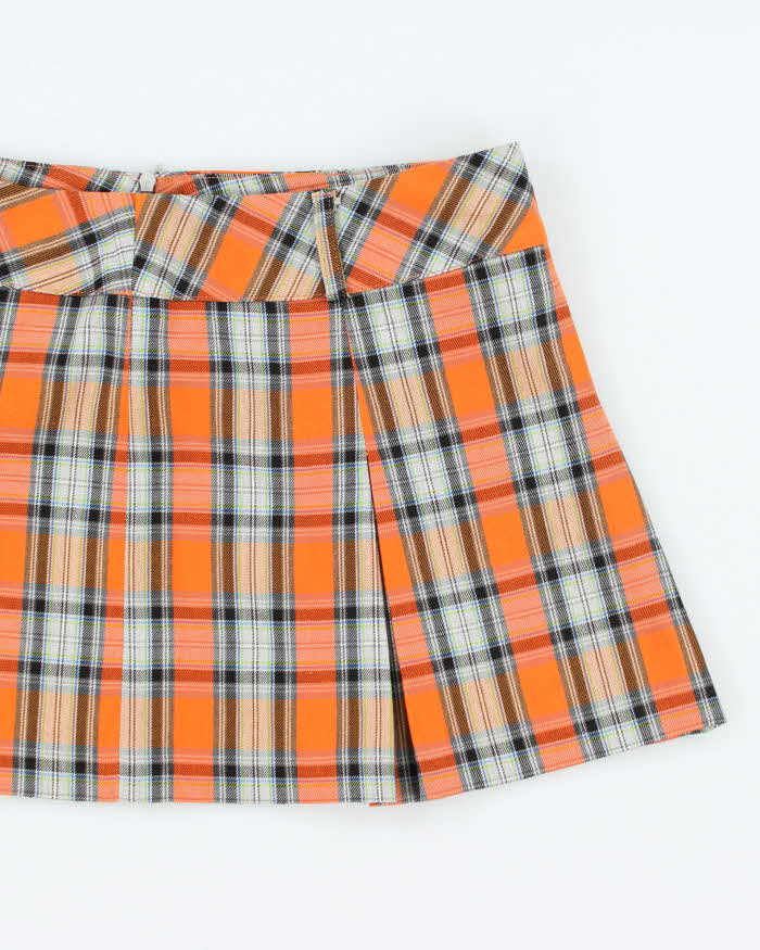 Vintage Y2k 00s And Checked Mini Skirt - S