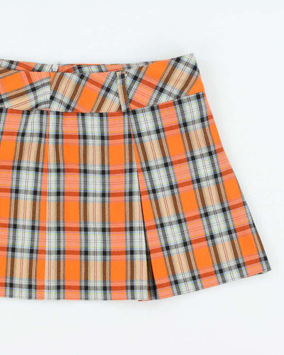 Vintage Y2k 00s And Checked Mini Skirt - S