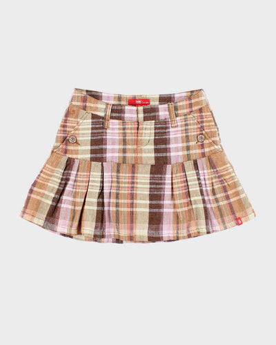 Vintage Y2k 00s EDC By Esprit Checked Mini Skirt - XS