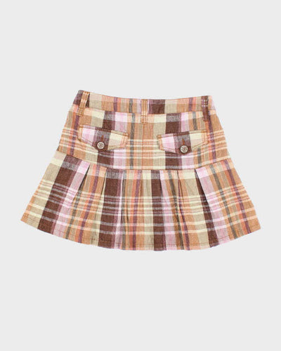 Vintage Y2k 00s EDC By Esprit Checked Mini Skirt - XS