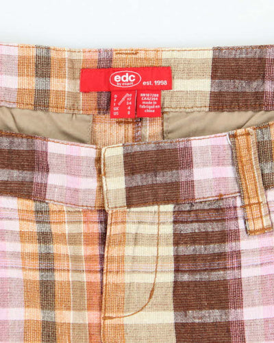 Vintage Y2k 00s EDC By Esprit Checked Mini Skirt - XS