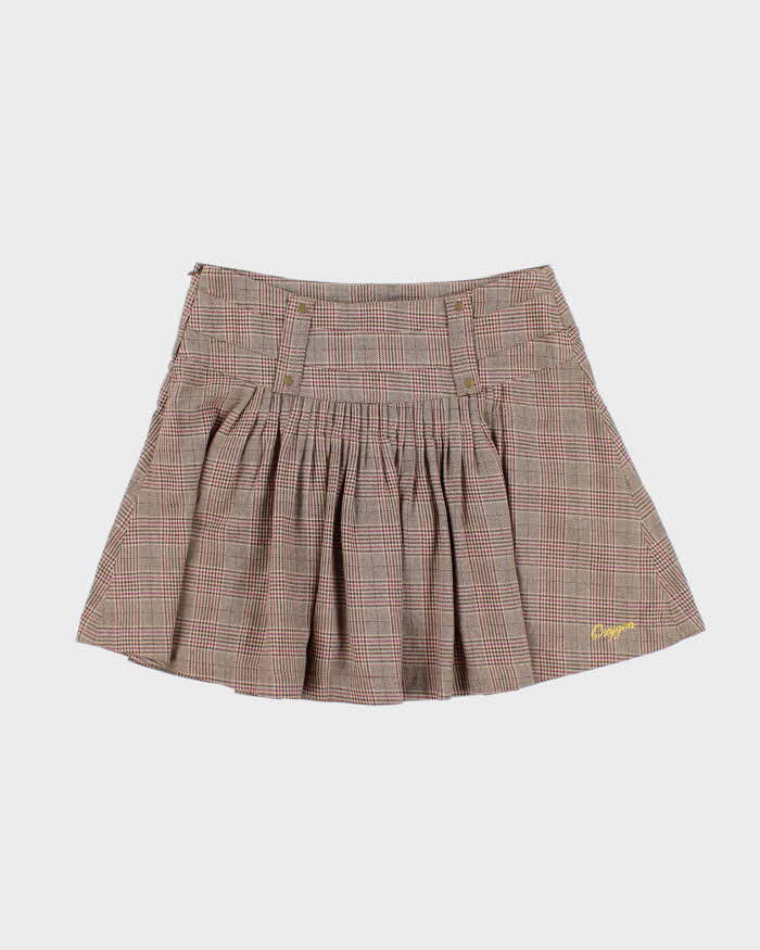 Vintage Y2k 00s Oxygen Checked Mini Skirt - S