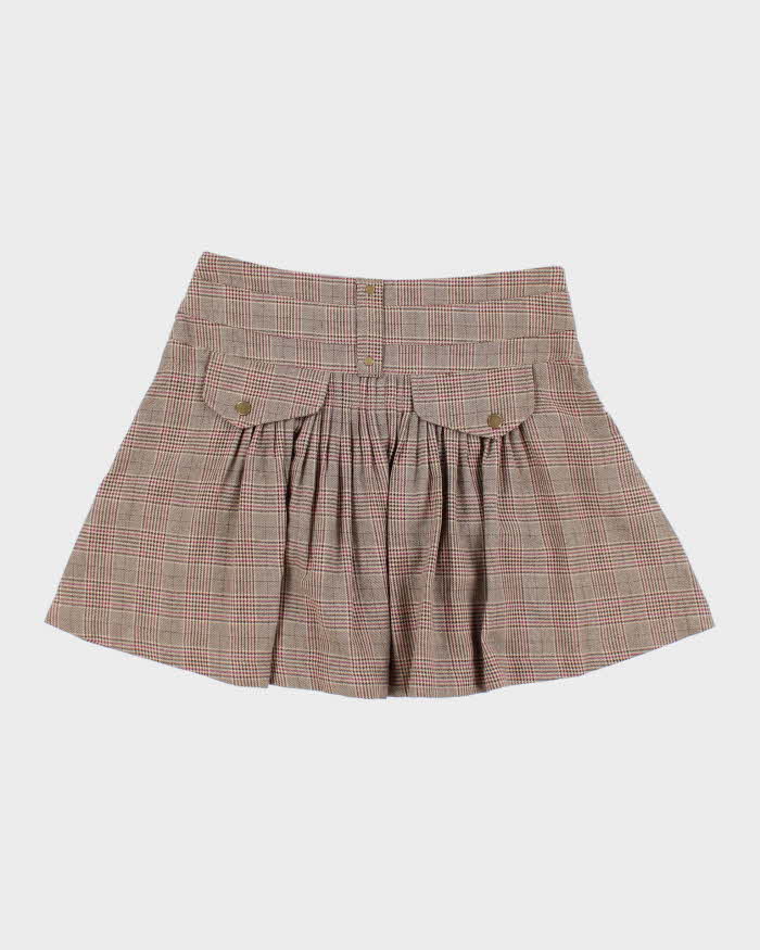 Vintage Y2k 00s Oxygen Checked Mini Skirt - S