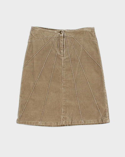Vintage 90s Santa Barbra Corduroy Skirt - XS