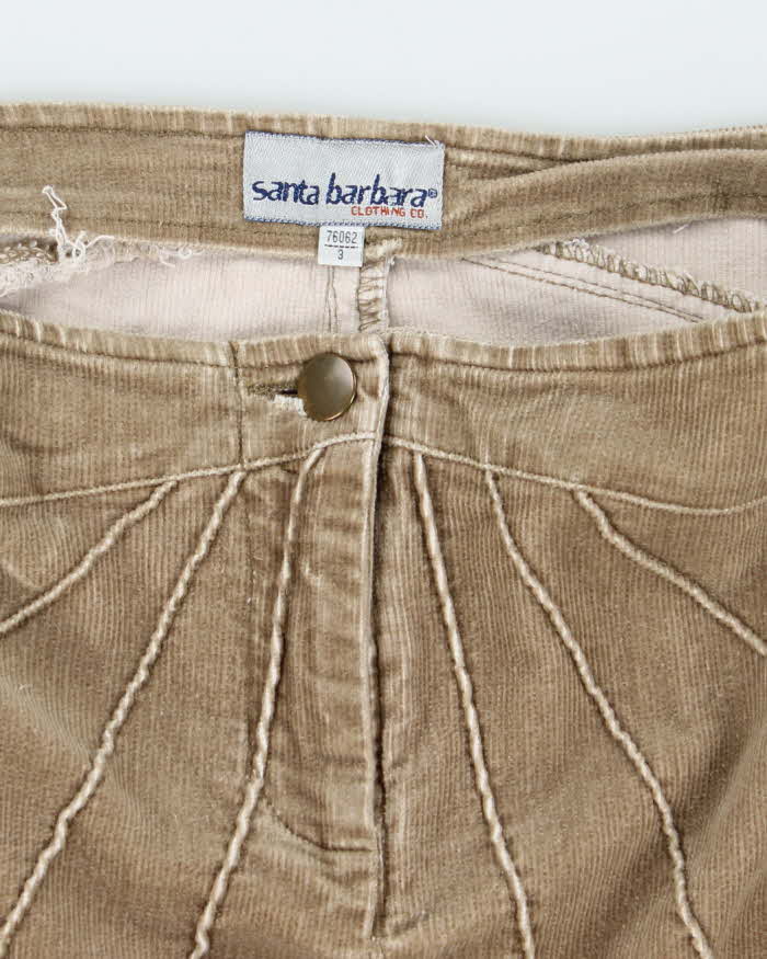 Vintage 90s Santa Barbra Corduroy Skirt - XS
