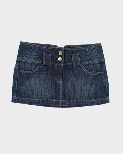 Vintage Y2k 00s Seduction Denim Mini Skirt - M