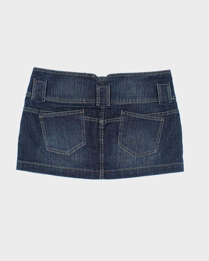 Vintage Y2k 00s Seduction Denim Mini Skirt - M