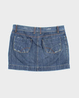 Vintage Y2k 00s Dynamite Mini Denim Skirt - M