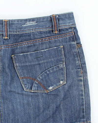 Vintage Y2k 00s Dynamite Mini Denim Skirt - M