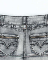 Vintage Y2k 00s Streetwear Society Mini Denim Skirt - S
