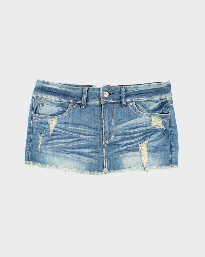 Vintage Y2k 00s Doll House Denim Mini Skirt - M