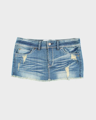 Vintage Y2k 00s Doll House Denim Mini Skirt - M