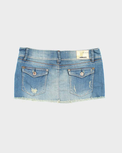 Vintage Y2k 00s Doll House Denim Mini Skirt - M