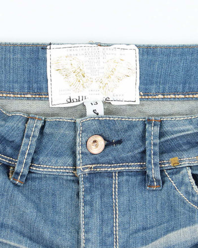 Vintage Y2k 00s Doll House Denim Mini Skirt - M