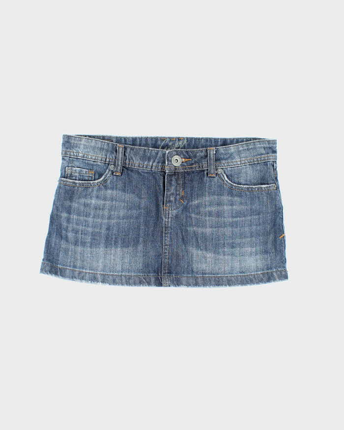 Vintage Y2k 00s Garage Denim Mini Skirt - S