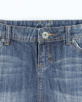 Vintage Y2k 00s Garage Denim Mini Skirt - S