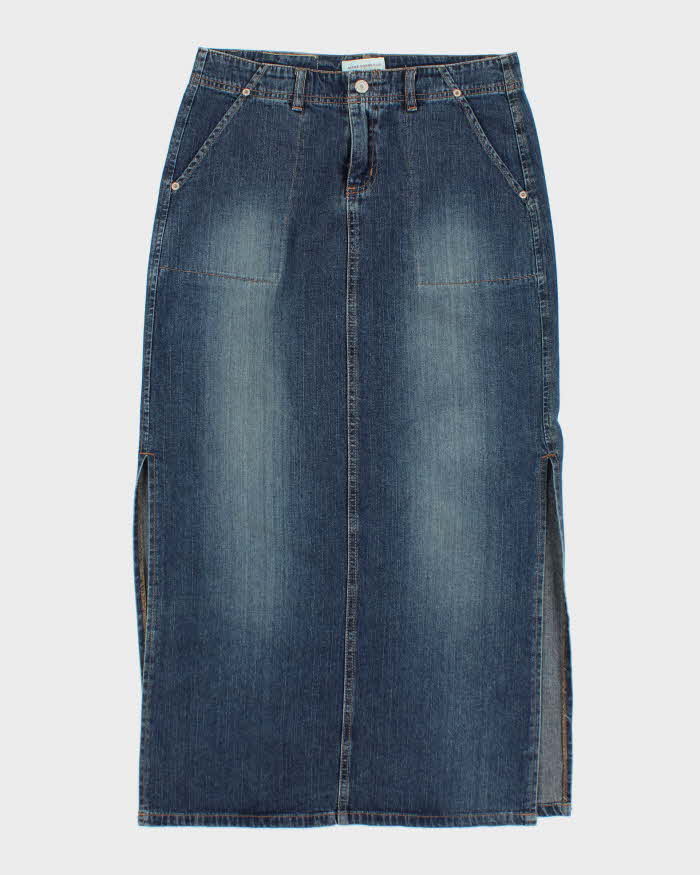 Vintage Y2k 00s Jacob Denim Maxi Skirt - S