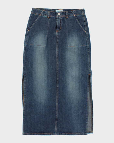 Vintage Y2k 00s Jacob Denim Maxi Skirt - S
