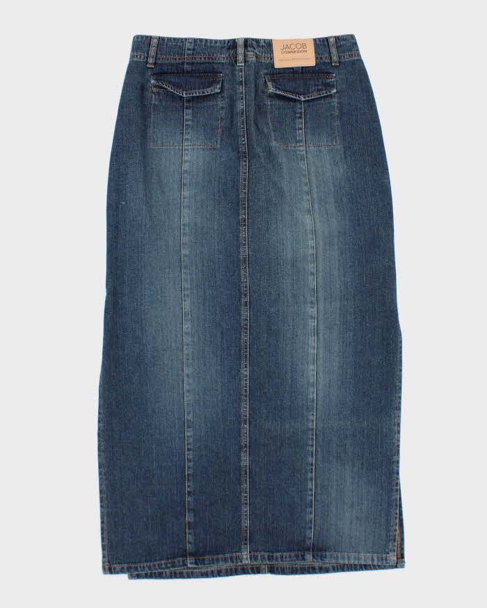 Vintage Y2k 00s Jacob Denim Maxi Skirt - S