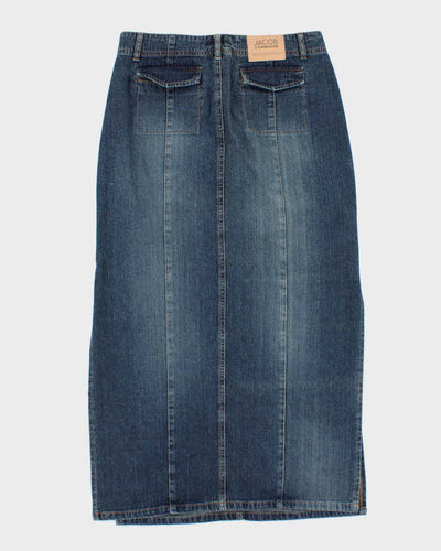 Vintage Y2k 00s Jacob Denim Maxi Skirt - S