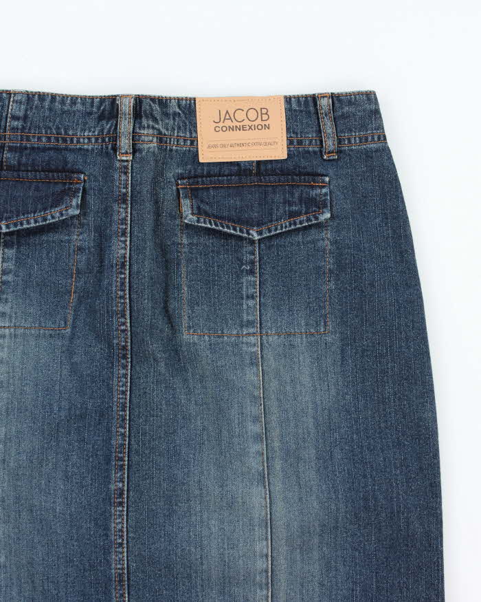 Vintage Y2k 00s Jacob Denim Maxi Skirt - S