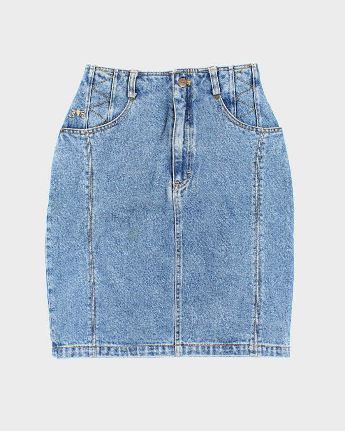 Vintage 90s Sergio Valente Denim Skirt - XS