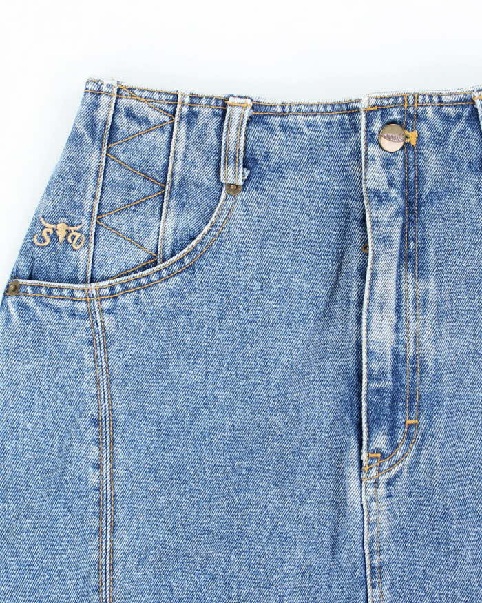 Vintage 90s Sergio Valente Denim Skirt - XS