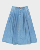 Vintage 90s Liz Wear Denim Skirt - XS
