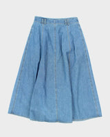 Vintage 90s Liz Wear Denim Skirt - XS